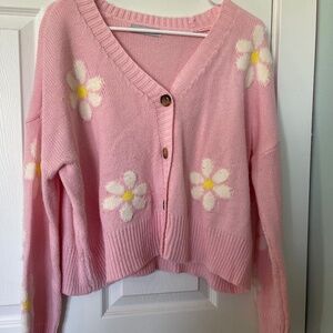 Pink Cardigan